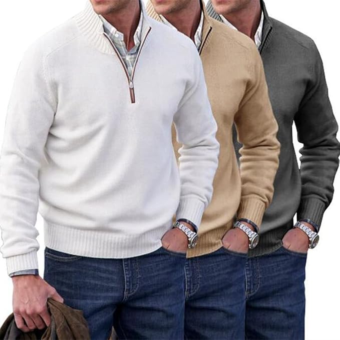 Women's Cashmere-Blend Zip-Up Sweater