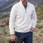 Women's Cashmere-Blend Zip-Up Sweater