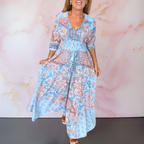 Women's Elegant V-Neck Summer Dress
