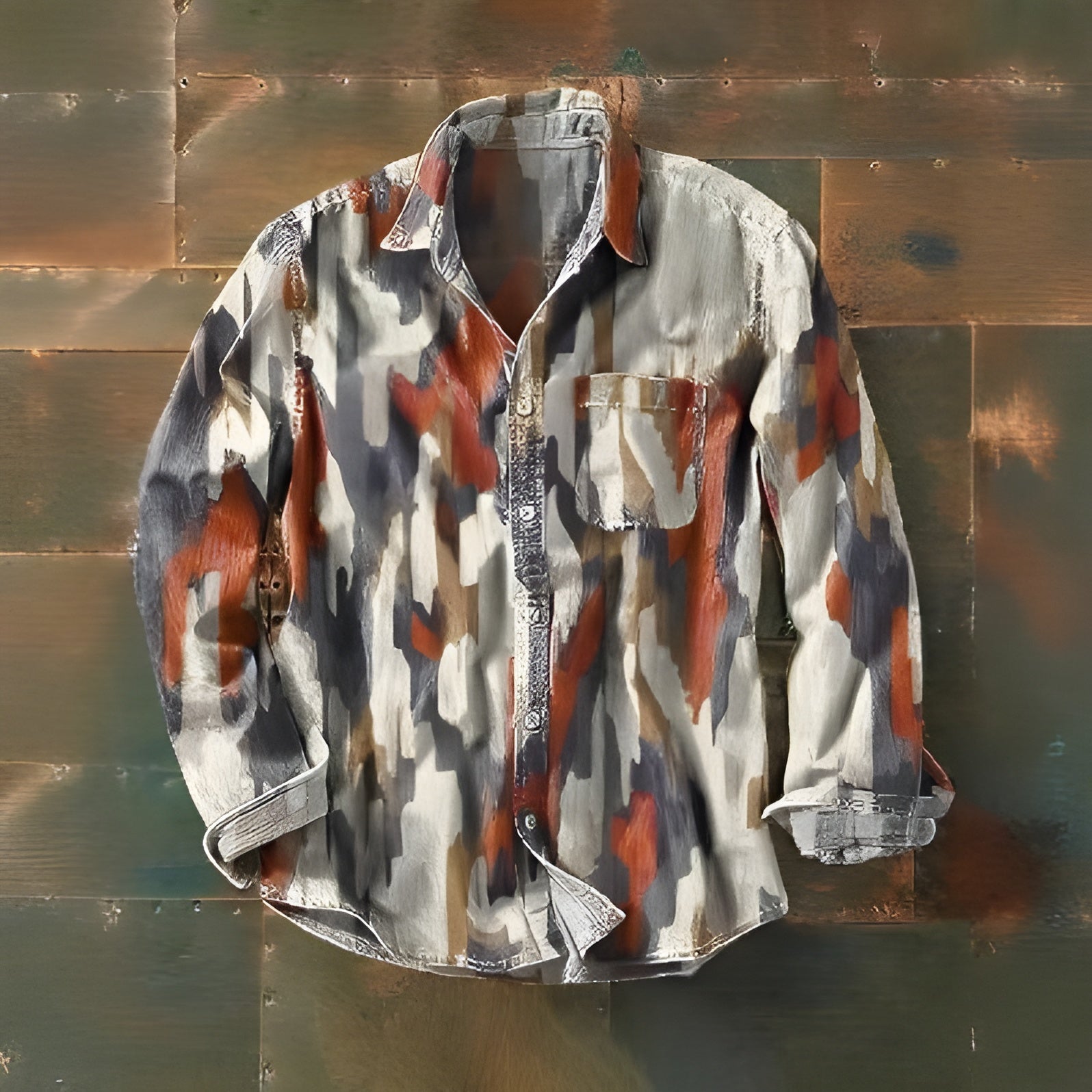 Unisex Vintage Polo Shirt – Camouflage