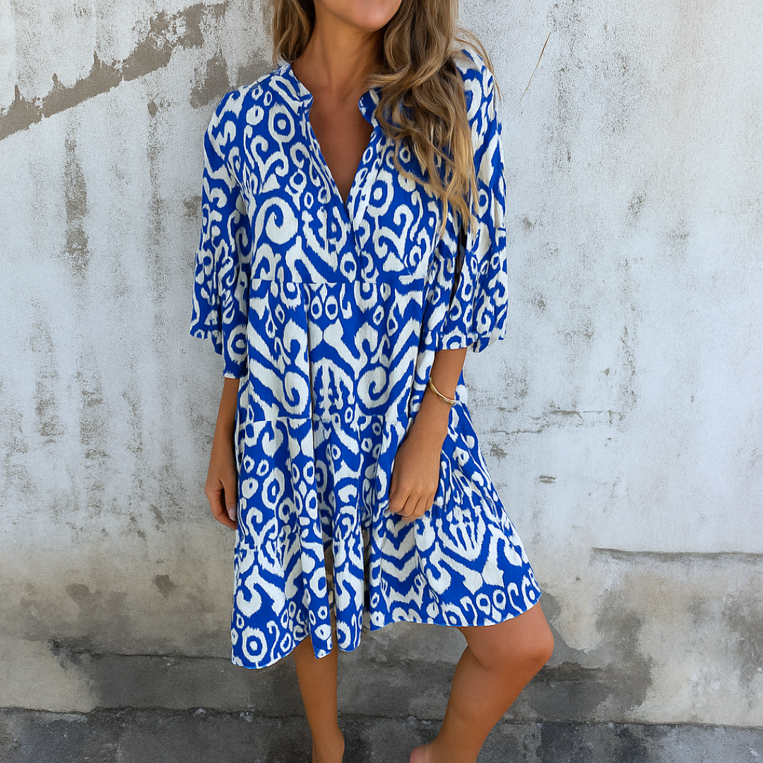 Women's Elegant V-Neck Dress