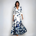 Women's Elegant Floral Maxi Dress
