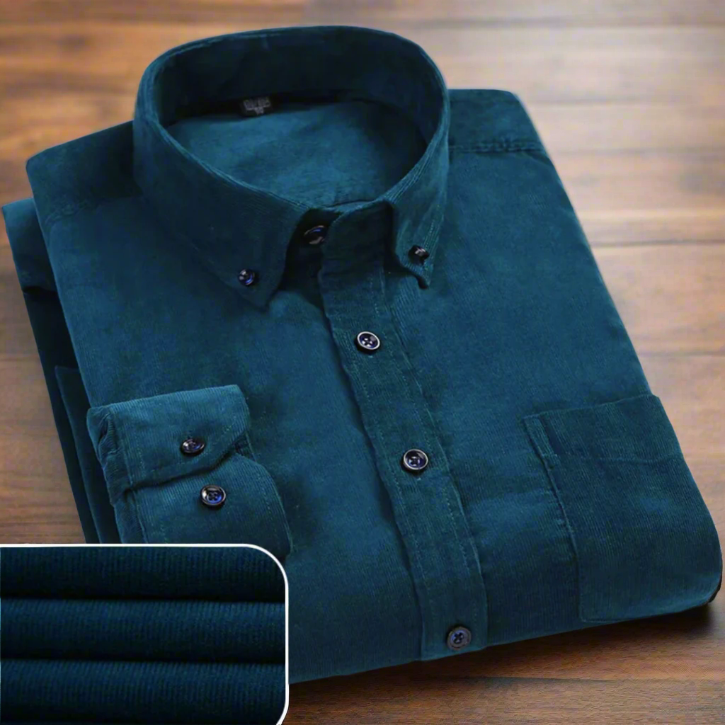 Men's Classic Corduroy Long-Sleeve Shirt