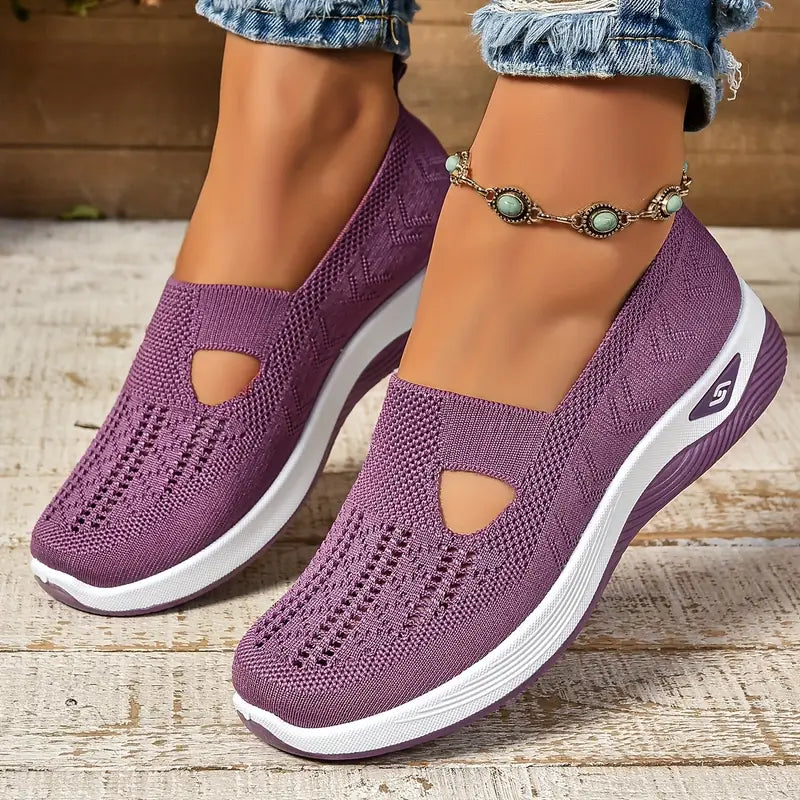 Women's Comfortable Slip-On Sneakers | Lightweight Casual Walking Shoes in Multiple Colors