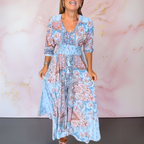 Women's Elegant V-Neck Summer Dress