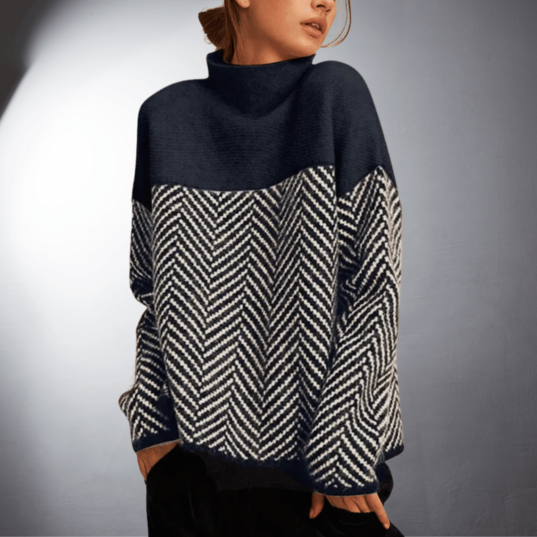 Women's Organic Cotton Turtleneck Sweater | Soft Sustainable Knitwear for Everyday Warmth