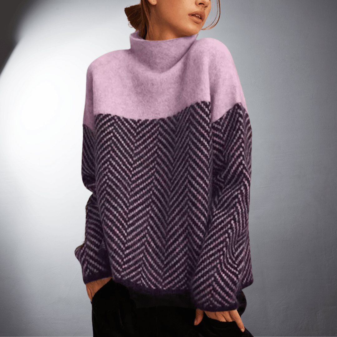 Women's Organic Cotton Turtleneck Sweater | Soft Sustainable Knitwear for Everyday Warmth
