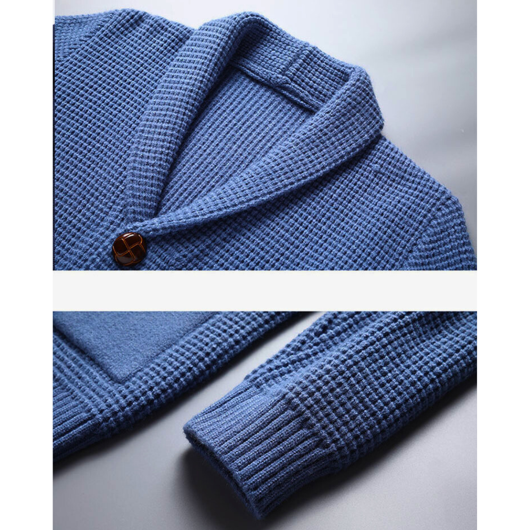 Men's Warm Cashmere Cardigan | Timeless Elegant Knitwear for Sophisticated Style