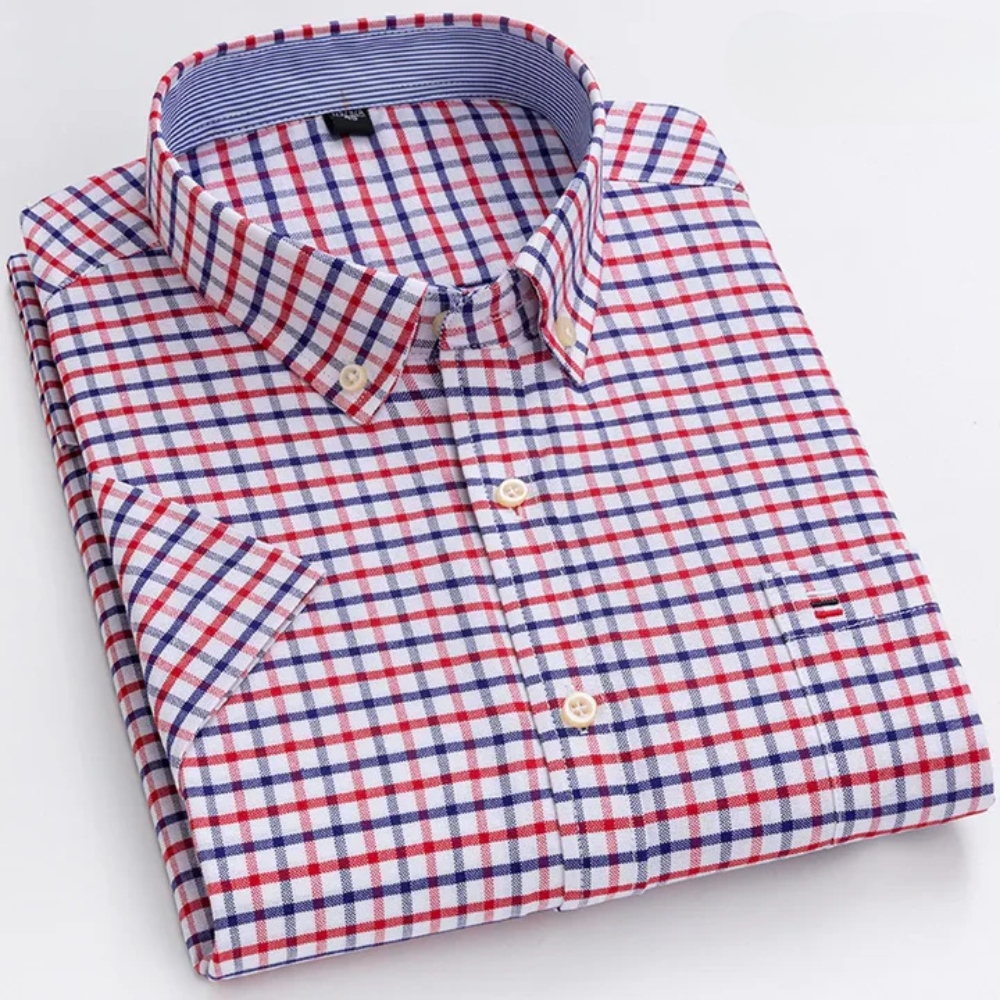 Men's Casual Plaid Shirt