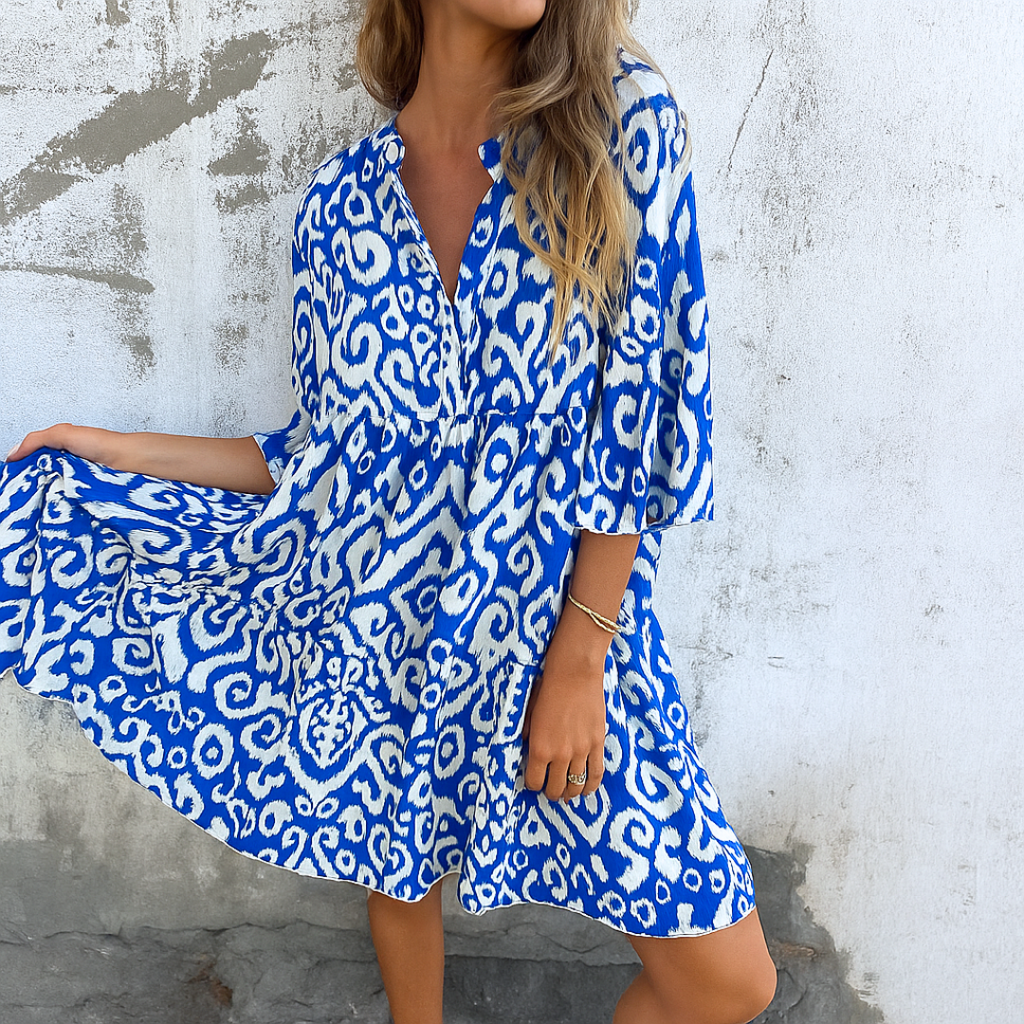 Women's Elegant V-Neck Dress