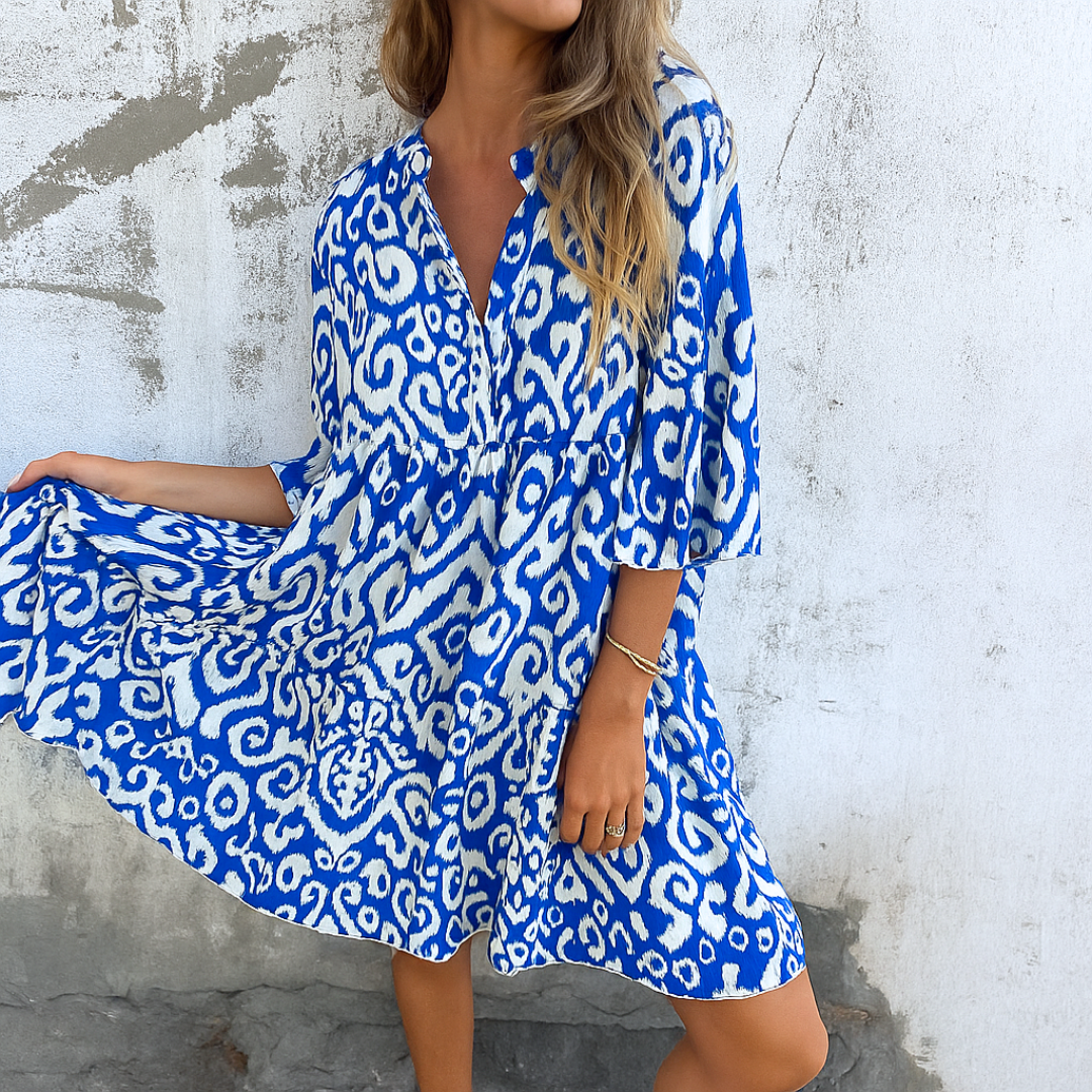 Women's Elegant V-Neck Dress