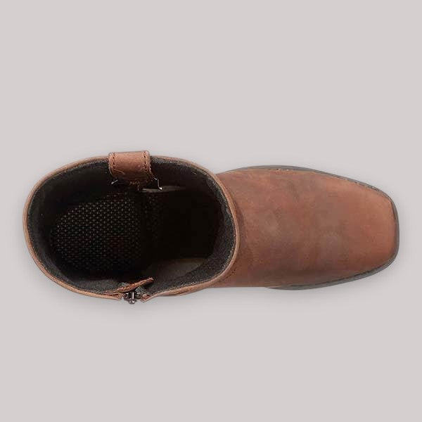 Men's Western Harness Boots | Classic Leather Cowboy Boots in Brown & Black