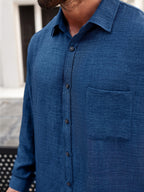 Men's Casual Long-Sleeve Shirt