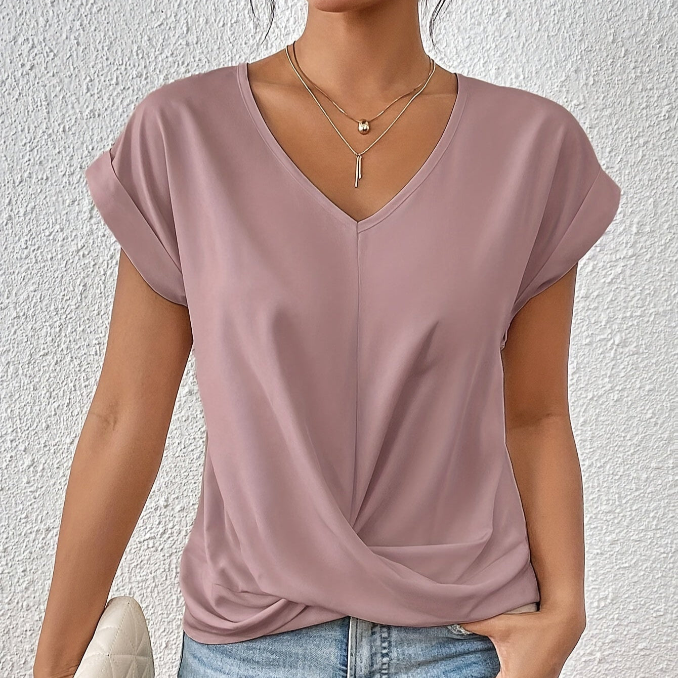 Women's Chic V-Neck T-Shirt