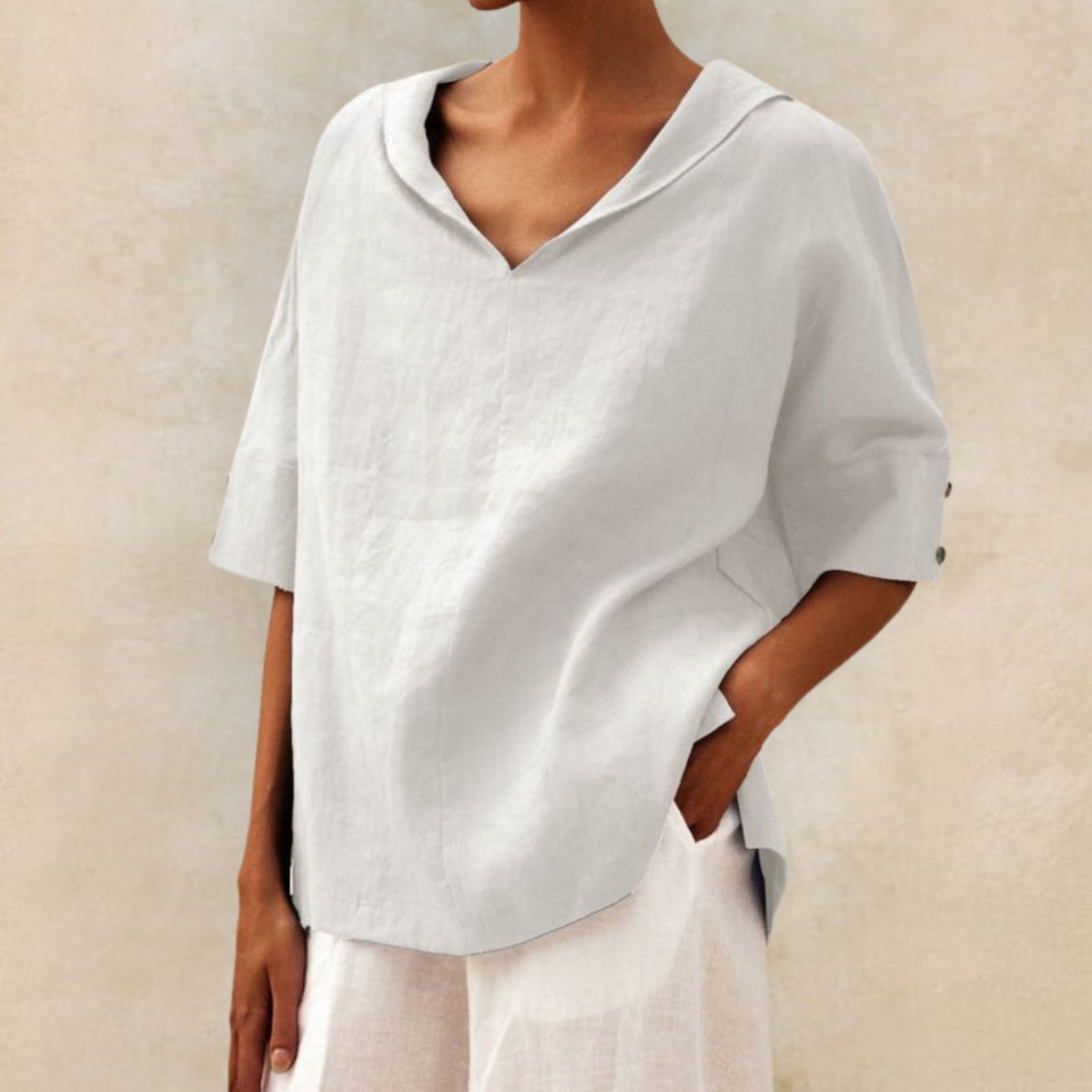 Women's Relaxed Blouse | Loose Fit Casual Everyday Top