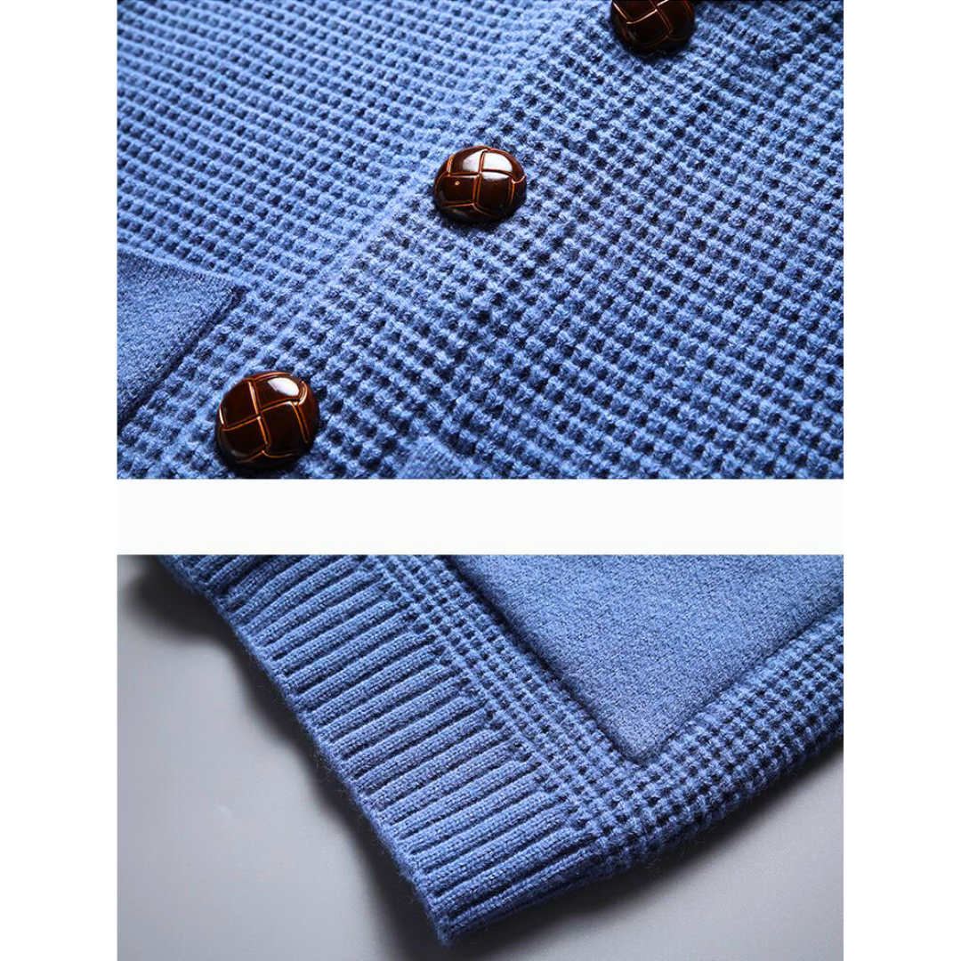 Men's Warm Cashmere Cardigan | Timeless Elegant Knitwear for Sophisticated Style