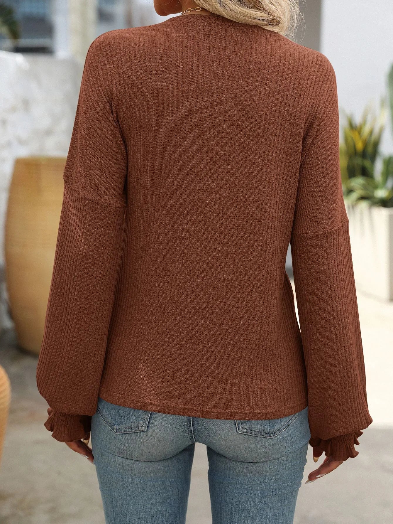 Women's Soft Knit Sweater – Caramel