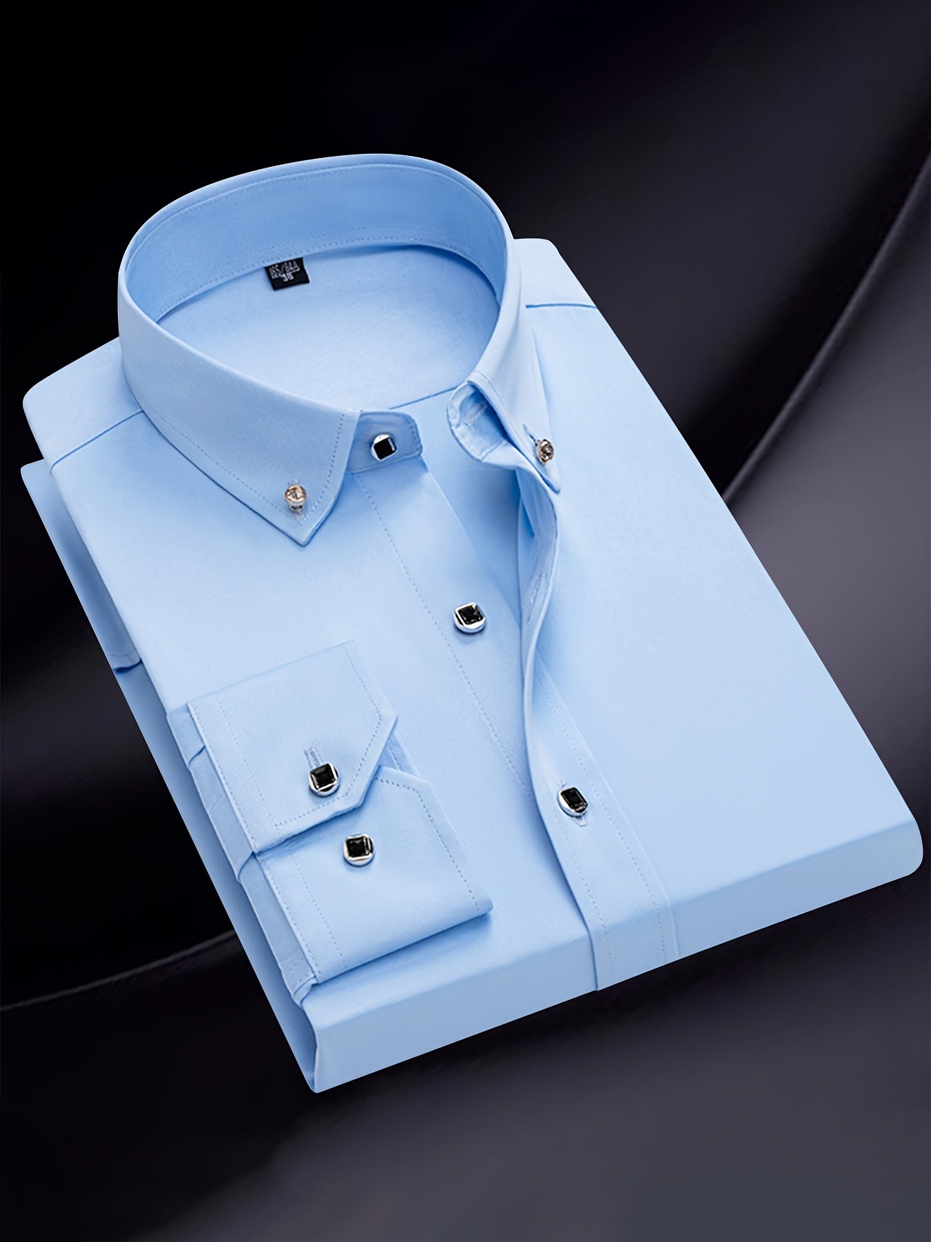Men's Sleek Long-Sleeve Shirt