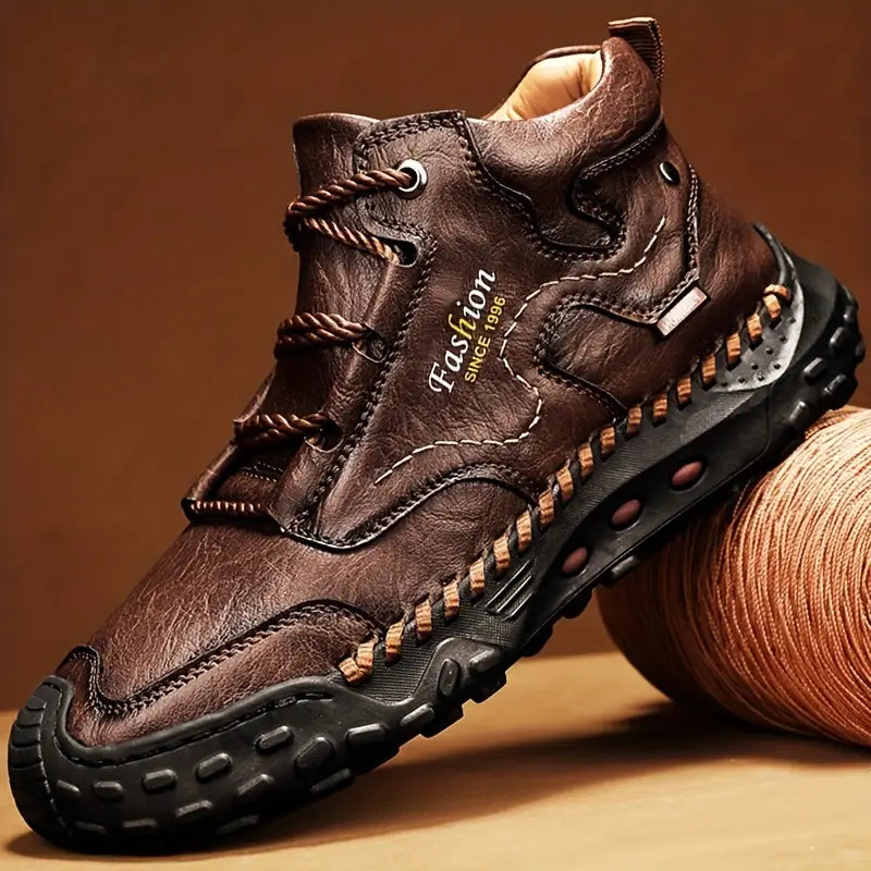 Men's Rugged Lace-Up Boots