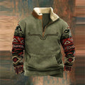 Men's Zip-Up Pullover Sweater