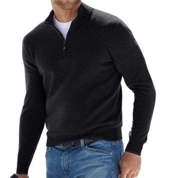 Men's Half-Zip Comfort Sweater