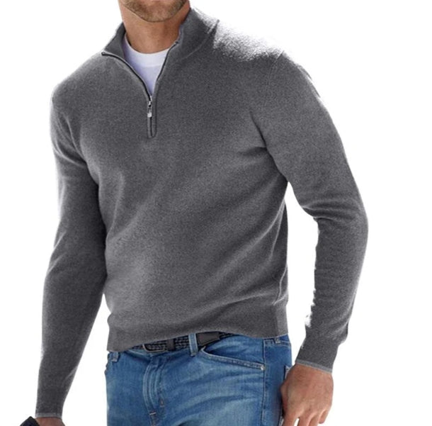 Men's Half-Zip Comfort Sweater