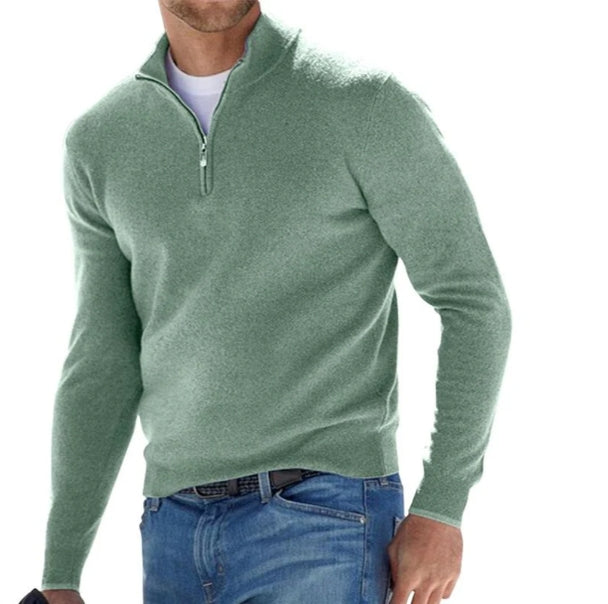 Men's Half-Zip Comfort Sweater