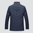 Men's Elegant Winter Overcoat with Stand Collar