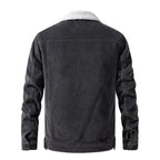 Men's Vintage Corduroy Jacket with Sherpa Collar