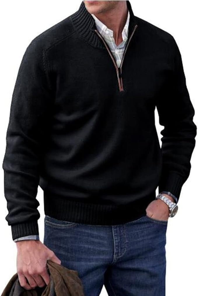 Women's Cashmere-Blend Zip-Up Sweater