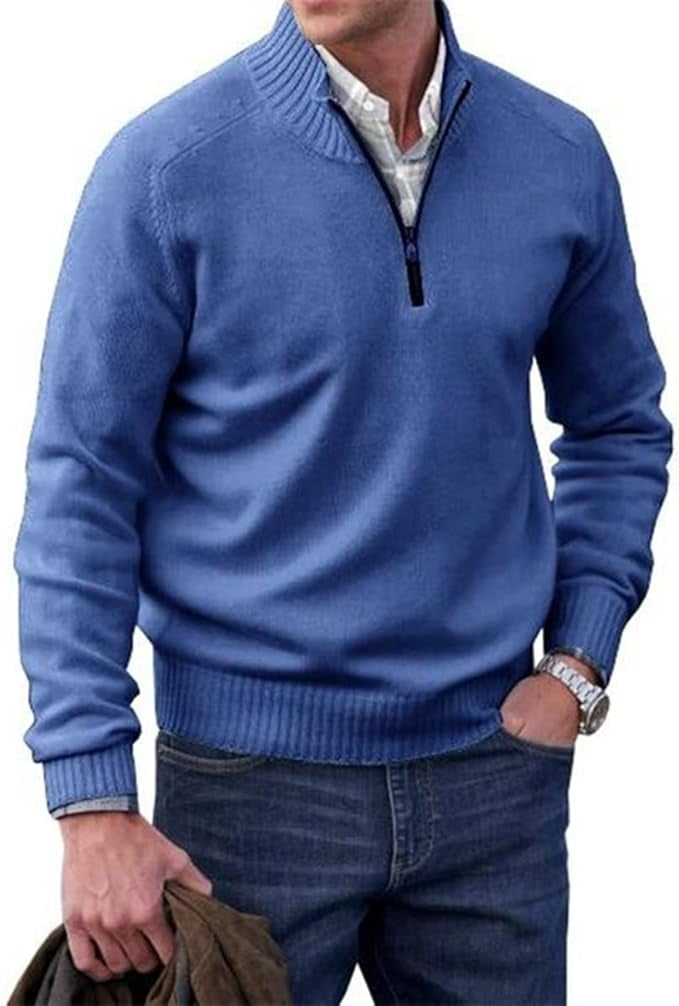 Women's Cashmere-Blend Zip-Up Sweater