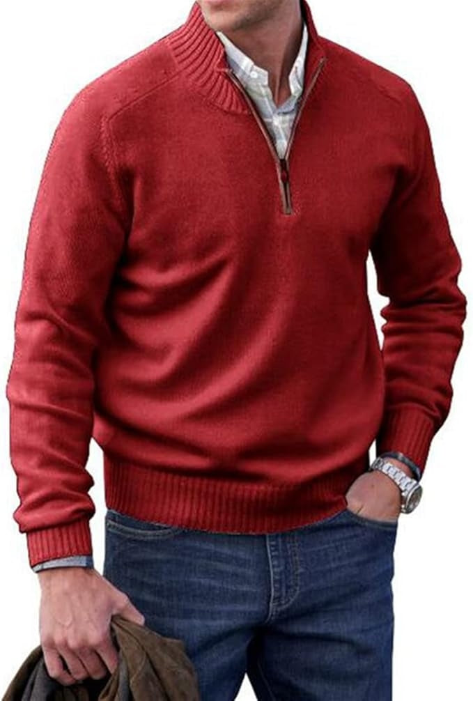 Women's Cashmere-Blend Zip-Up Sweater