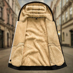 Men's Warm Fleece-Lined Hoodie Jacket