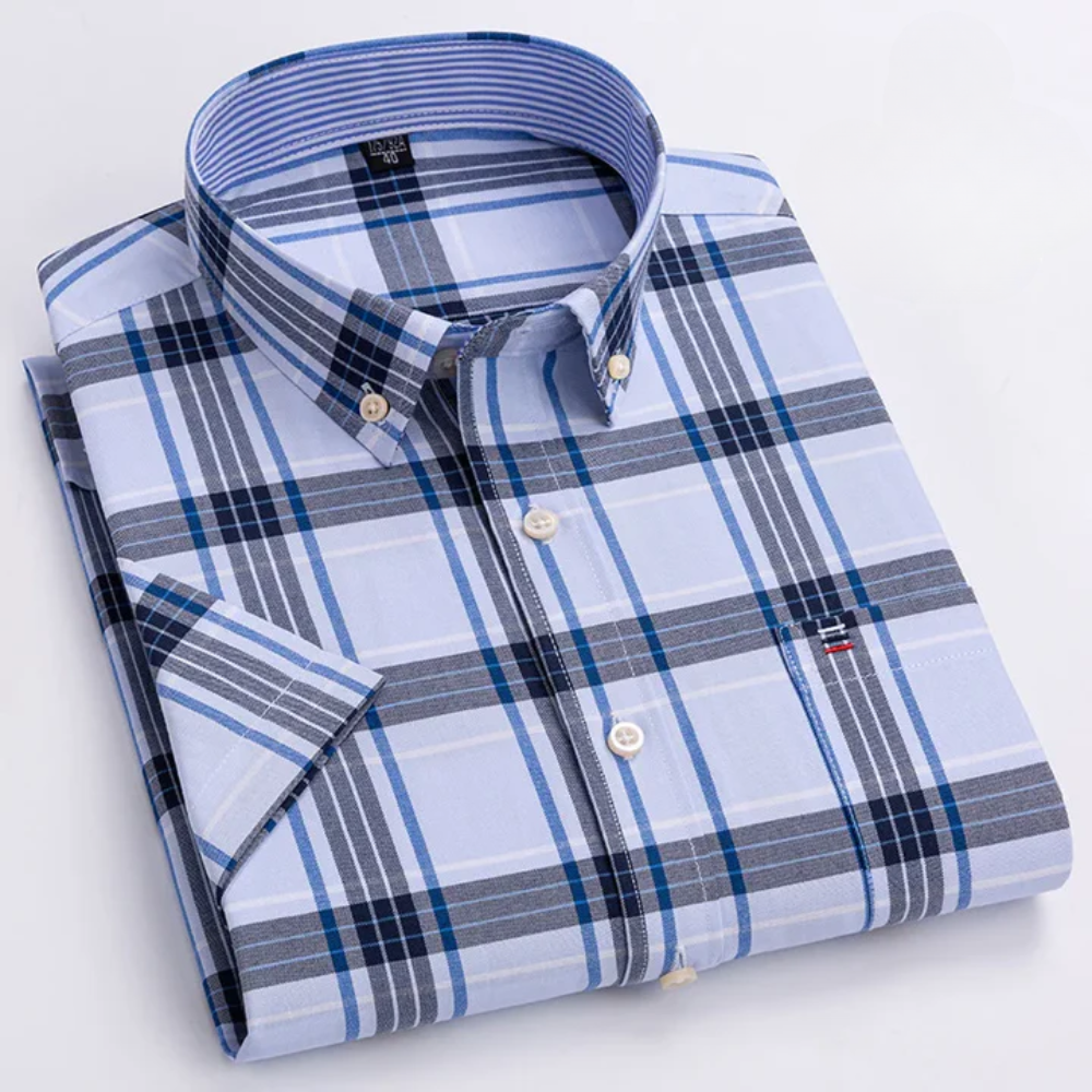 Men's Casual Plaid Shirt