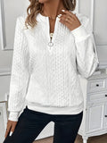 Women's Zip-Up Pullover Sweater | Chic Half-Zip Knitwear for Every Season