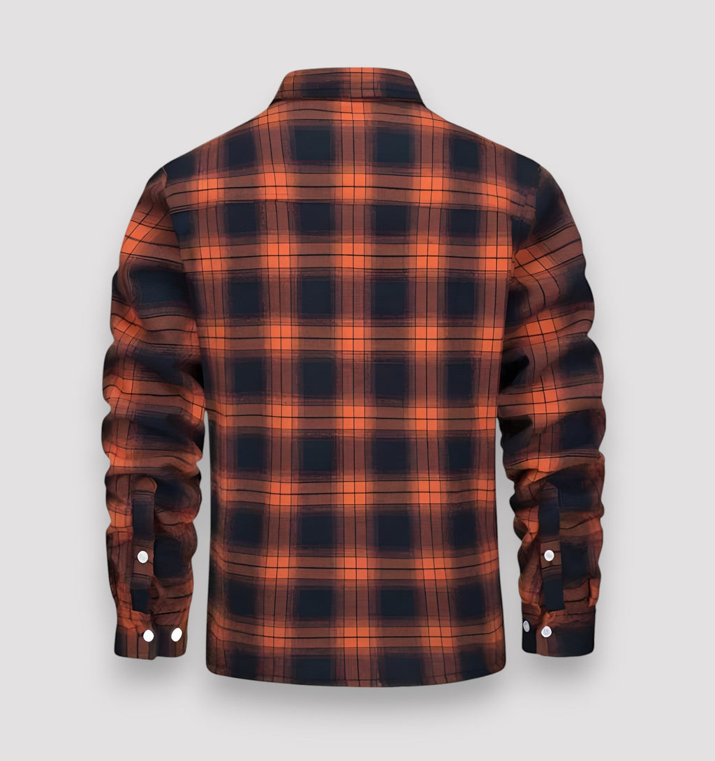 Men's Plaid Flannel Shirt Jacket | Classic Lumberjack Shacket for Fall & Winter