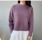 Women's Soft Knit Sweater – Purple