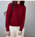 Women's Soft Knit Sweater – Red