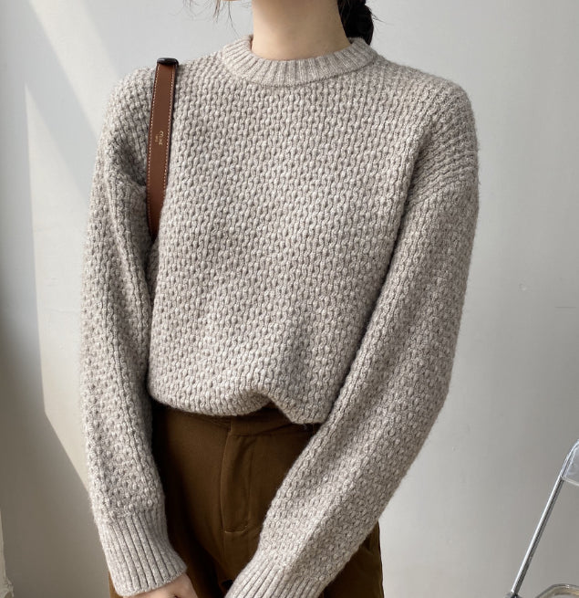 Women's Soft Knit Sweater – Khaki