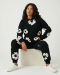 Floral Print Tracksuit Unisex – Hoodie & Jogger Comfortable Set