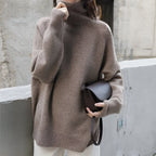 Women's Knitted Hoodie Sweater