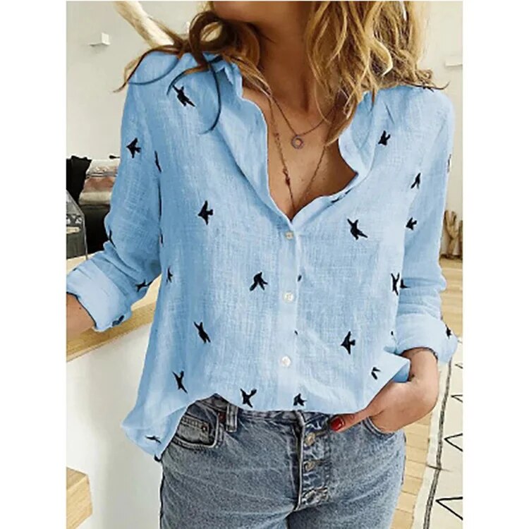 Women's Fine Floral Blouse