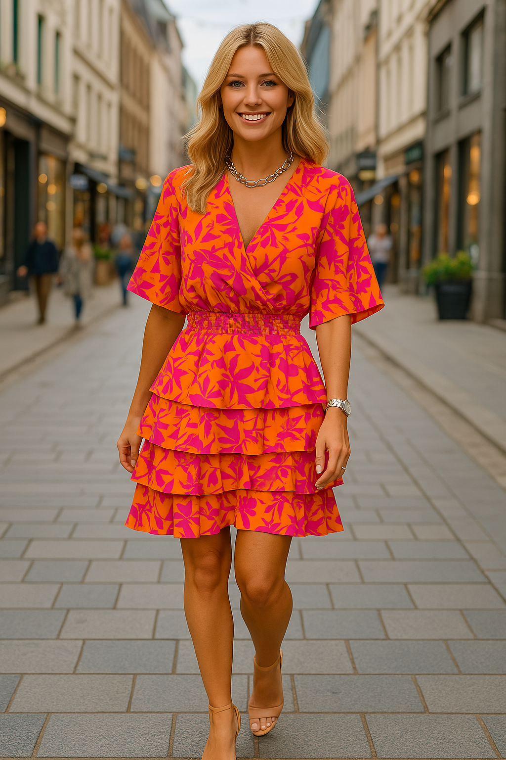 Women's Stylish Mini Dress with Comfort