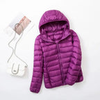 Women's Lightweight Puffer Jacket – Slim Fit Warm Winter Coat