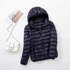 Women's Lightweight Puffer Jacket – Slim Fit Warm Winter Coat