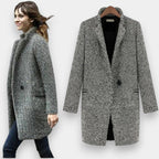 Women's Long Wool-Blend Coat