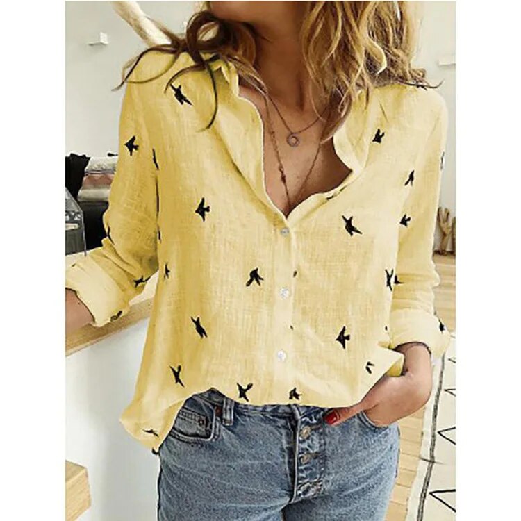 Women's Fine Floral Blouse