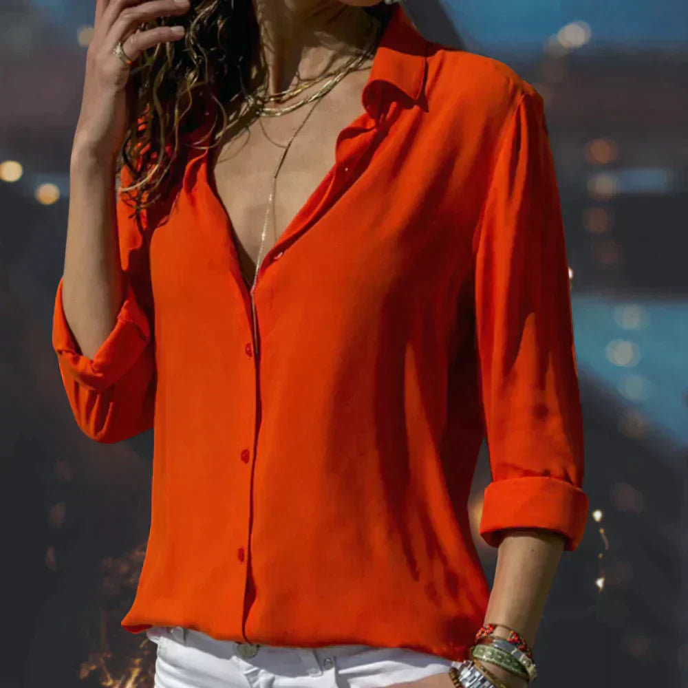 Women's Classic Button-Down Blouse