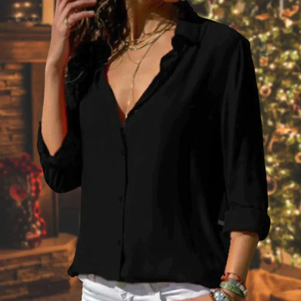Women's Classic Button-Down Blouse