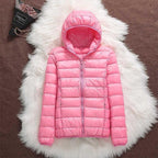 Women's Ultra-Light Puffer Jacket with Hood
